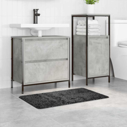 vidaXL Dark Grey Anti-Slip Bath Mat 50 x 80cm - Size: 0.2 x 50 x 80cm - Wilko - thumbnail 3