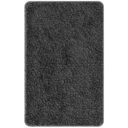 vidaXL Dark Grey Anti-Slip Bath Mat 50 x 80cm - Size: 0.2 x 50 x 80cm - Wilko