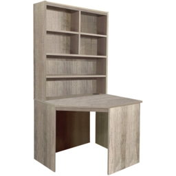 R White Cabinets Corner 6 Shelf Computer Desk with Hutch Grey - Size: 182.8 x 94 x 54cm - Wilko - thumbnail 4