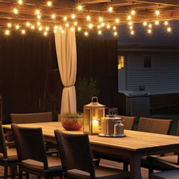 Eagle Connect Warm White LED Black String Light 5m - Size: 0 x 500 x 0cm - Wilko - thumbnail 4