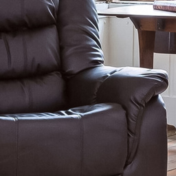 Almeira Brown Recliner Armchair - Size: Single - Artemis Home - Wilko - thumbnail 4