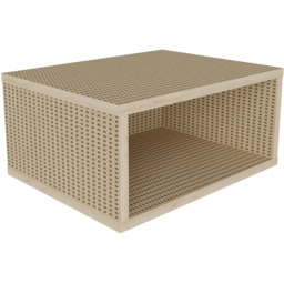 Decorotika Dora Single Shelf Hazeran Floating Bedside Table - Yellow - Wilko - thumbnail 3