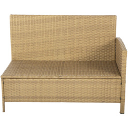 HGD Thalia 8 Seater Brown Rattan Garden Corner Dining Sofa Set with Plywood Table - Wilko - thumbnail 6