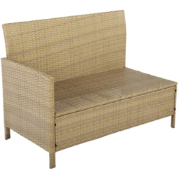 HGD Thalia 8 Seater Brown Rattan Garden Corner Dining Sofa Set with Plywood Table - Wilko - thumbnail 4