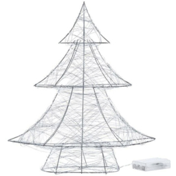 Marco Paul Warm White LED Gold Weave Wonder Tree Christmas Decoration 40cm - Size: 120 x 50 x 50cm - Wilko - thumbnail 1