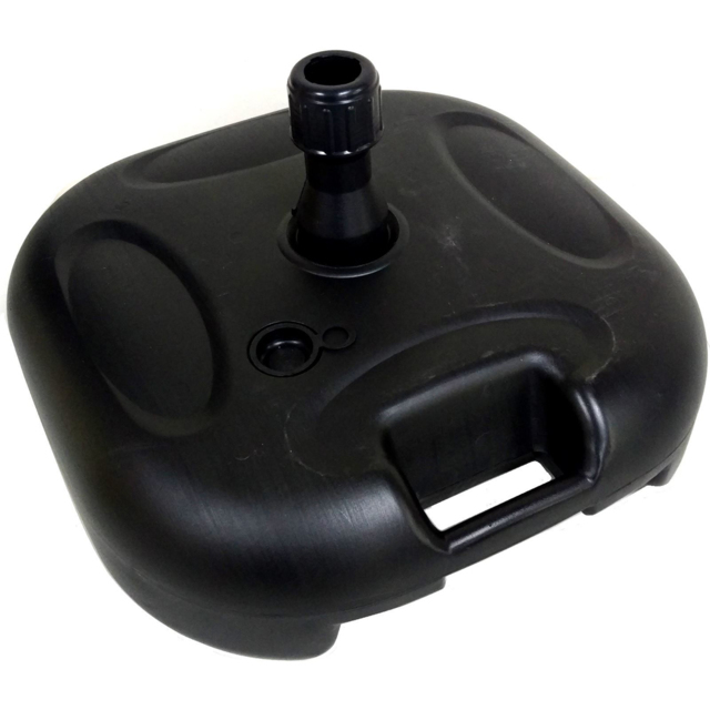 Gr8 Garden Large Black Plastic Parasol Base 20L - Size: 42 x 42 x 12cm - Wilko - image 1