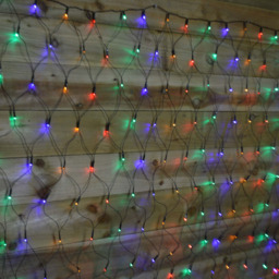 Premier 180 Multicolour LED Christmas Net Light 1.7 x 1.2m - Size: 170 x 120 x 35cm - Multi Coloured - Wilko - thumbnail 1