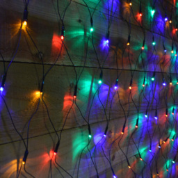 Premier 180 Multicolour LED Christmas Net Light 1.7 x 1.2m - Size: 170 x 120 x 35cm - Multi Coloured - Wilko - thumbnail 6