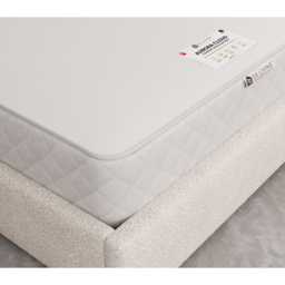DS Living Aurora Soothe Small Double Bonnell Spring Mattress with Reflex Foam Layers - White - Wilko - thumbnail 4