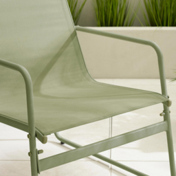 Furniturebox Rafina 4 Seater Cream Outdoor Chairs Set - Green - Wilko - thumbnail 5