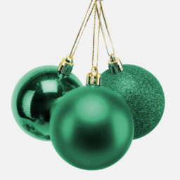 Shatchi 5cm Emerald Green Shatterproof Christmas Baubles 12 Pack - Wilko - thumbnail 5