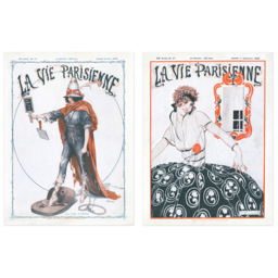 Artery8 Vintage French Magazine Cover WW1 Roses Wall Art Print 30 x 41cm 6 Pack - Size: 40.5 x 30.5 x 0.3cm - Multi - Wilko - thumbnail 3