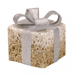 Marco Paul Gold Sparkly Faux Gift Box 3 Piece - Size: 20 x 20 x 20cm - Wilko - thumbnail 6