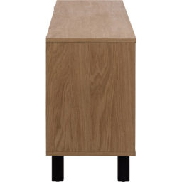 Florence Brighton 3 Door Oak Herringbone Effect Sideboard - Brown - Furniture To Go - Wilko - thumbnail 5