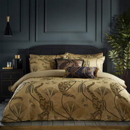 Paoletti Moondusk Single Gold Duvet Set - Wilko - thumbnail 5