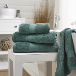 Deyongs Bliss Pima Seagrass Bath Towel - Size: 70 x 127cm - Green - Wilko - thumbnail 3