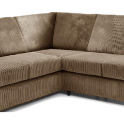 Luxor 5 Seater Coffee Jumbo Cord Full Back L Shaped Corner Sofa Set - Cream - Wilko - thumbnail 6