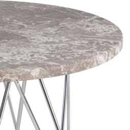 Florence Prunus Grey and Brown Marble Top Round Side Table - Furniture To Go - Wilko - thumbnail 5