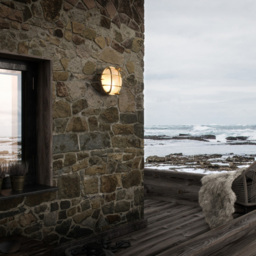 Nordlux Polperro Brass Outdoor Wall Light - Size: 0 x 19.5 x 0cm - Gold - Wilko - thumbnail 6
