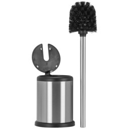 Touch Proof Stainless Steel Toilet Brush Holder - Wilko - thumbnail 3