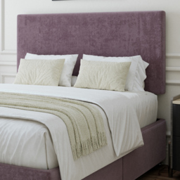 Bedmaster Double Mauve Naples Linen Divan Base with Valencia Headboard - Brown - Wilko - thumbnail 3