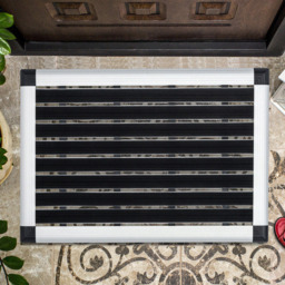 Floortex Doortex Alumat Black Outdoor Doormat 40 x 60cm - Size: 60 x 40 x 1.2cm - Wilko - thumbnail 3