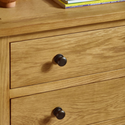 Julian Bowen Marlborough 4 Drawer White Oak Chest of Drawers - Wood - Wilko - thumbnail 6