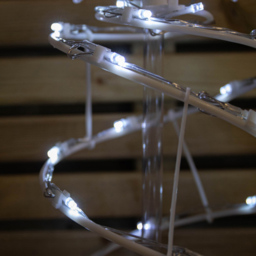 Samuel Alexander 4 Pack White Spiral LED Christmas Tree Garden Path Light - Size: 45 x 20 x 5cm - Wilko - thumbnail 5