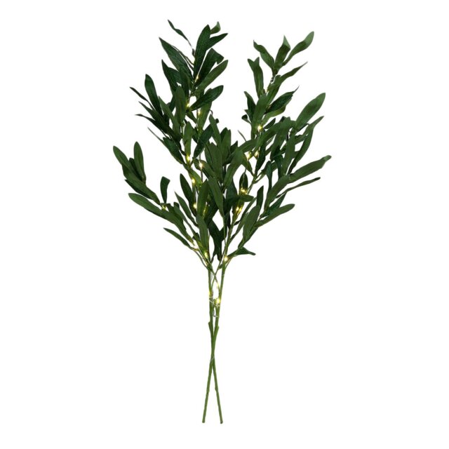 Green Eucalyptus Twig Lights Decorative Tree - Wilko - image 1