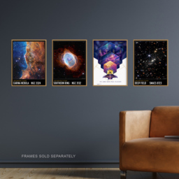 Artery8 NASA James Webb Space Telescope Images Carina Southern Ring Wall Art Print 30 x 41cm 4 Pack - Size: 40.5 x 30.5 x 0.3cm - Multi - Wilko - thumbnail 3