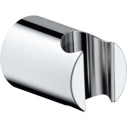 Duravit Chrome Hand Shower Holder - Size: 3.4 x 5.2 x 3.4cm - Silver - Wilko - thumbnail 1