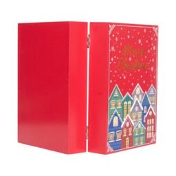 Traditonal LED Book Advent Calendar Red - Wilko - thumbnail 6