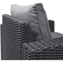 Keter California 3 Seater Graphite Outdoor Lounge Set - Grey - Wilko - thumbnail 6