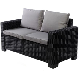 Keter California 3 Seater Graphite Outdoor Lounge Set - Grey - Wilko - thumbnail 4
