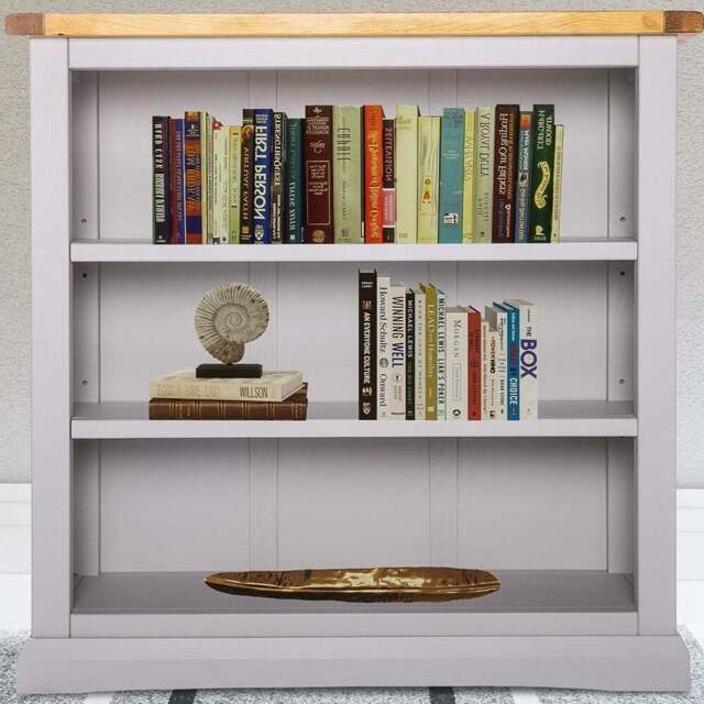 Loreo 3 Shelf Light Grey Bookcase - Wilko - image 1