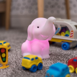 ValueLights Children's Nursery Elephant LED Nightlight with Remote Control - Size: 14 x 19 x 10cm - White - Wilko - thumbnail 6