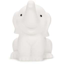 ValueLights Children's Nursery Elephant LED Nightlight with Remote Control - Size: 14 x 19 x 10cm - White - Wilko