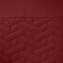 Velosso Single Red Quilted Geo Duvet Set - Wilko - thumbnail 4