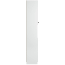 vidaXL 2 Door 2 Shelf White Wooden Bathroom Cabinet - Size: 188.5 x 32 x 34cm - Wilko - thumbnail 6