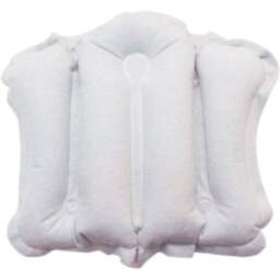 Aidapt Soft Terry Cloth Inflatable Bath Cushion - Size: 25 x 170 x 180cm - White - Wilko - thumbnail 1