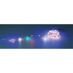 Luxform Sevilla RGB Garden Solar Micro 100 LED String Light - Size: 7.5 x 12 x 0.56cm - Multi - Wilko - thumbnail 5