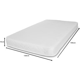 Starlight Beds Small Double All-Foam Memory Foam Medium Mattress - White - Wilko - thumbnail 6