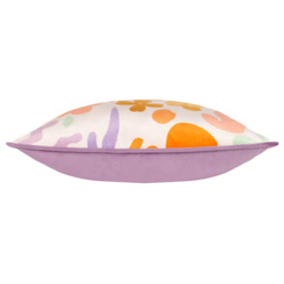 furn. Amelie Doodles Floral Velvet Cushion - Size: 43 x 43cm - Multi - Wilko - thumbnail 5