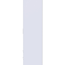 Crowndale Plymouth 2 Door 2 Drawer White Tall Wardrobe Ready Assembled - Size: 2 Door, 2 Drawer - Wilko - thumbnail 5