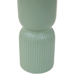 Premier Housewares Fia Sage Green Vase - Size: 10 x 10 x 35cm - Wilko - thumbnail 6