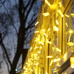 Eagle Connect 240 Warm White LED White Icicle Light 10m - Size: 51 x 50 x 27cm - Wilko - thumbnail 1