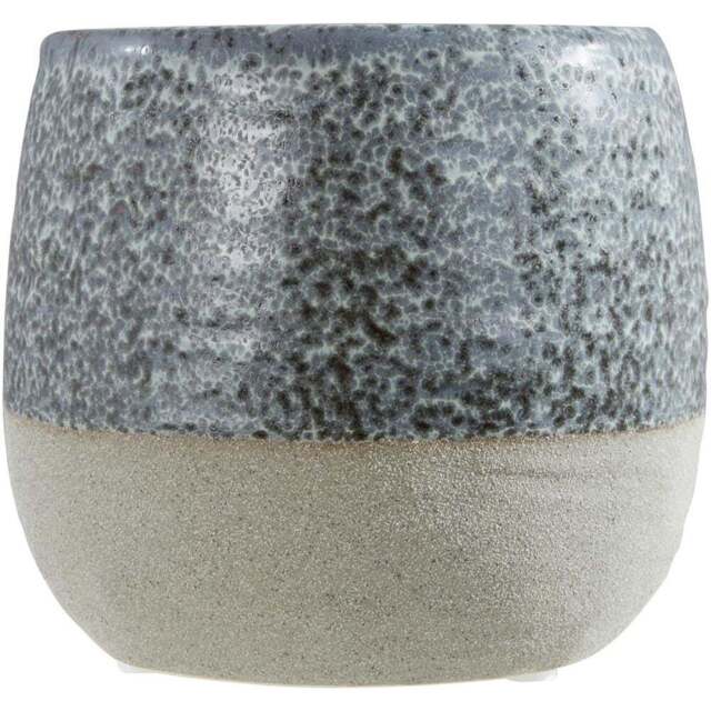 Premier Housewares Caldera Planter Large - Size: 17 x 17 x 15cm - Brown - Wilko - image 1