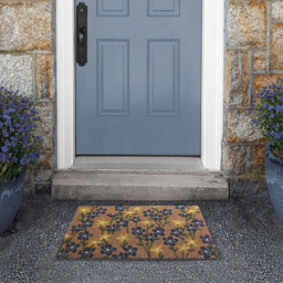 RHS Spring Flowers Latex Backed Door Mat 45 x 75cm - Size: 45 x 75 x 1.5cm - Multi - Wilko - thumbnail 6