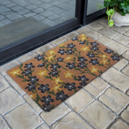 RHS Spring Flowers Latex Backed Door Mat 45 x 75cm - Size: 45 x 75 x 1.5cm - Multi - Wilko - thumbnail 3