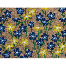 RHS Spring Flowers Latex Backed Door Mat 45 x 75cm - Size: 45 x 75 x 1.5cm - Multi - Wilko - thumbnail 4